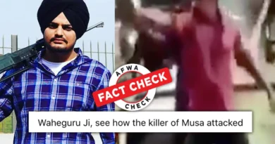Social media users have shared a scene from a web series and claimed it shows the murder of Sidhu Moose Wala